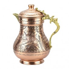  Turkish Copper Water Jug Antique Miray